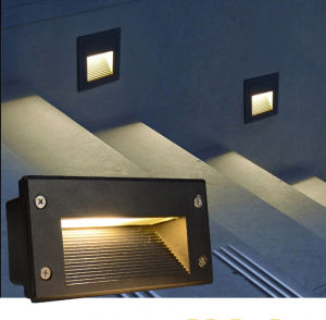 SXH led Recessed Floor Lamp Wall Lamp Step Lamp Outdoor Waterproof Corner Lamp Stair Lamp Corridor Lamp