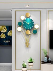 Nordic Style Jam Dinding Simple and Fashion Mute Minimalist Clock Vintage Creative Balloon Wall Clocks Decorations 挂钟 壁钟