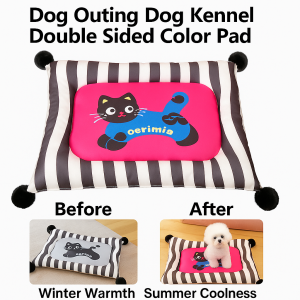 Universal Cool Double-Sided Pet Sleeping Mat Dopamine Aesthetic Matching Dog Mat Breathable Pet Mat