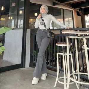 Highwaist Jeans Cutbray Loose Wanita Vol.2