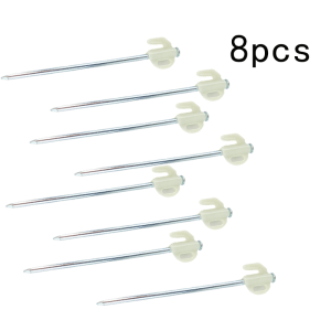 8Pcs Luminous Tent Nail Outdoor Camping Canopy Tent Pegs Nightglow Tent Ground Stake Pegs