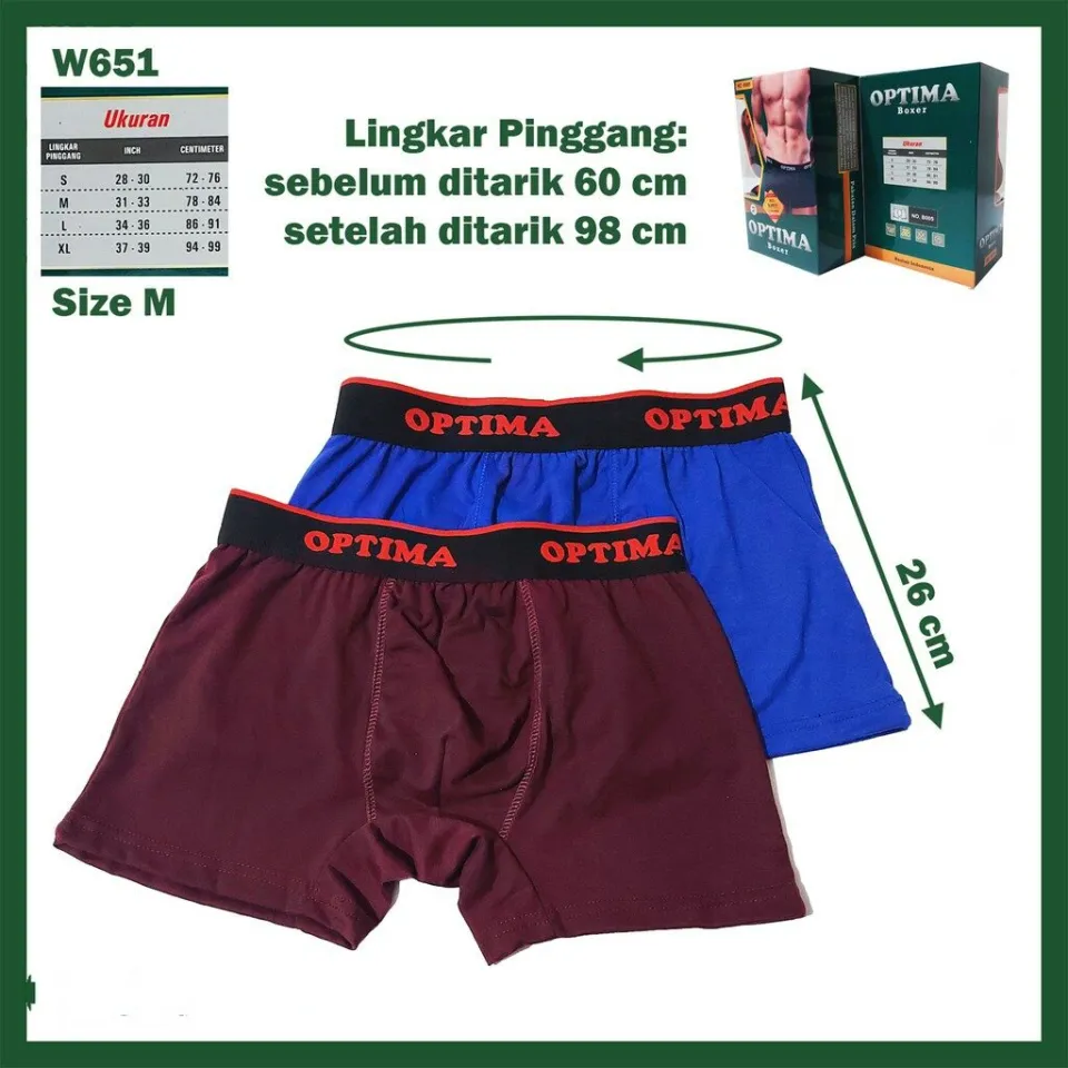 Jual Celana Boxer Import ROOBER 67766 ISI 2 - 3XL - Jakarta Utara