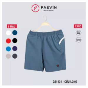Quần đùi thể thao nam Fasvin Q21431.HN vải gió chun mềm mại co giãn thoải mái năng động