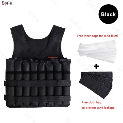 (Free Sand bags) Weighted Vest Adjustable For Workout Metal Sand or Sand filled Training Exercise