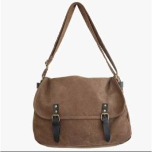 ⭐COD⭐Mens and womens crossbody bag casual r canvas bag fashionable and simple shoulder bag ing