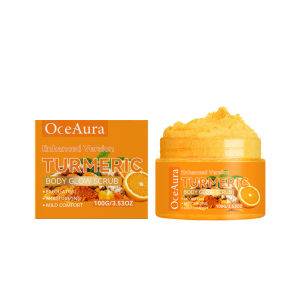 ✨Brightening Scrub Turmeric Body Scrub 1 Week Whitening Body Glow Exfoliating Scrub For Radiant Skin Turmeric Body Scrub