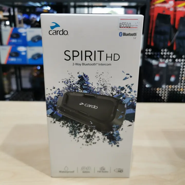 cardo SPIRIT HD หูฟังบลูทูธติดหมวกกันน็อค https://wayoza.com