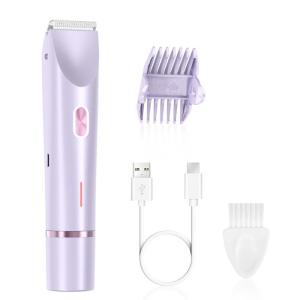 Efficient Women Shaver Double Heads Small Underarm Hair Trimmer ABS Texture for Quick Hair Removal Outdoor and Home