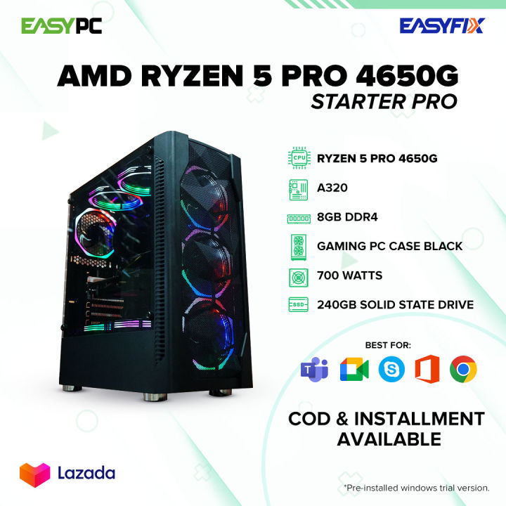 Gaming Pc Ryzen 4650g Build AMD Ryzen PRO 4650G Desktop Processor
