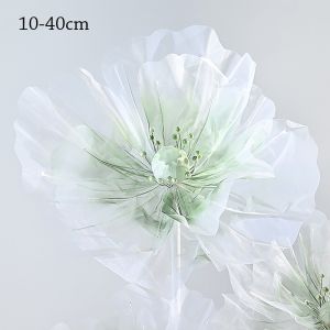 PERPE 3D Big Simulation Flower 40/50cm Hollow Photography Props Window Display Large Fake Flower Outdoor Shopping Mall