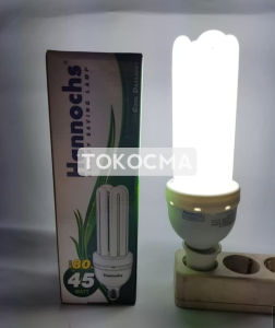 Lampu Bolham Hannochs LHE 45w 45watt 4U PLC Lampu Hemat Energy