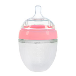 BabyShine PIKO Bello Bayi Botol susu silikon / Anti kolik botol bayi BPA free/ Leher lebar baby bottle
