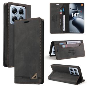 For Xiaomi Mi 14T 13T 12T 11T Pro / Xiaomi Mi 14 13 12 Pro Phone Case Business Leather Wallet Card Slots Flip Cover Casing