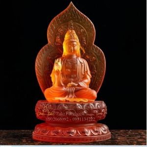 Tượng Quan Âm Bồ Tát Trang Trí Size 18cm đồ thờ cúng phong thủy shop Diệu Tâm