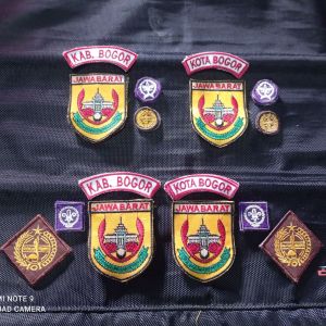 Paket Atribut set putra putri kwarda jabar (kota/kab bogor)