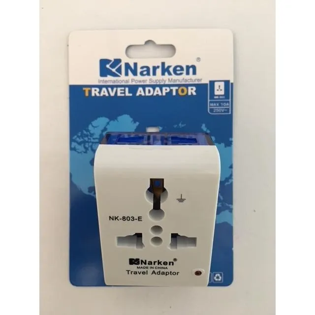 Shop Narken Multi-Function Wall Socket Adaptor, NK-803J