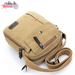 Tas Selempang Kanvas Import Pria Wanita Multifungsi Awet Kuat Dan Tebal