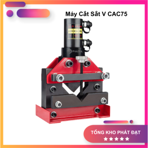 Máy Cắt Sắt V Thủy Lực CAC75 - Cắt Dày 7mm - Bảo Hành 6 Tháng