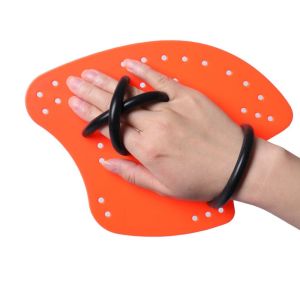 MUQZI Women Professional Frog Finger Adjustable Accessory Finger Webbed Paddle Swimming Strokes Practice Swimming Paddles Diving Palm Girdles Correction Hand Fins Swim Paddles Hand