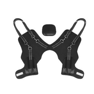 AINACHU Black Dog Lift Harness Adjustable Legs Hip Support Dog Rear Leg Support Dog Vest Harnesses Reflective Strip Walking Support Straps Recover Harness