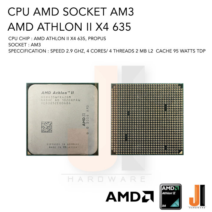 Amd Phenom Ii Athlon Ii X4 635 Specs Athlon Processor Amd Athlon