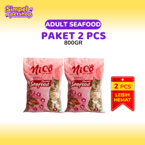 [PAKET 2 PCS] Nice Cat Food 800gr Makanan Kucing Kering / Dry Food Nice 800gr