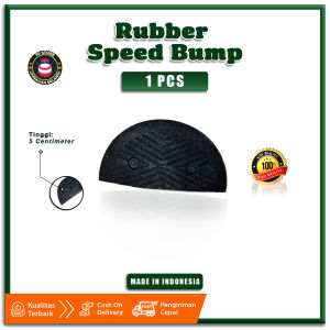 Polisi Tidur Karet Rubber Speed Hump – 1 Pcs Panjang 17 cm Penghambat Jalan Kendaraan