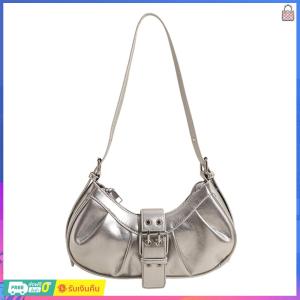 กระเป๋าสะพายพาดลำตัวแฟชั่น Y2K ผู้หญิงกระเป๋าสะพายหนัง PU ทันสมัยมีหลายกระเป๋าเพื่อความสะดวก