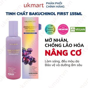 Tinh Chất Mờ Nhăn Nâng Cơ Chống Lão Hóa LALARECIPE Bakuchinol First Essence 155ml