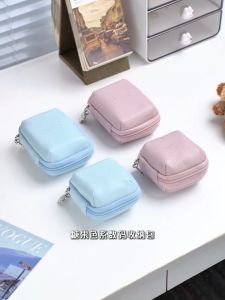 Portable Mini Camera Storage Case PU Leather Organizer Travel Gadget Pouch Shockproof Waterproof