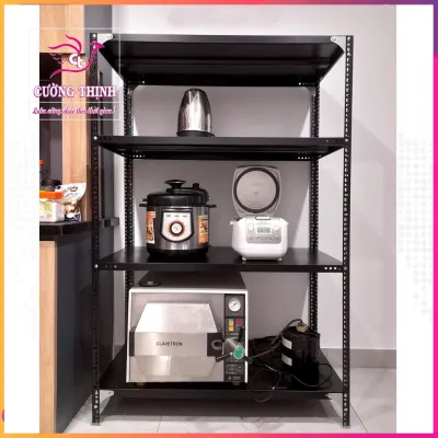 Kệ sắt V lỗ đa năng 3 -4-5 tầng dài 60cm x rộng 40cm Cao 0.8-1-1.2-1.5m. Lắp Ghép Đa Năng