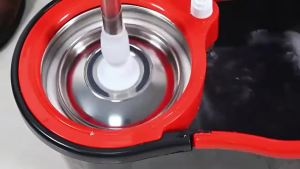 (Flash sale)360 °   Mop With Spinner and Bucket Magic Spin Tornado Mop 360 Easy Rotating Map Floor Cleaning Flat Mop