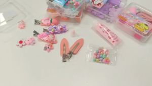 Mumystation Set DIY Jepit Rambut Anak Perempuan Boneka Lucu Hair Clips