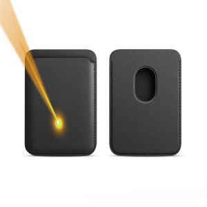 Suitable for Mag Safe Custom Engrave Name Wallet Personalized Magnetic Card Holder Case IPhone 16 15 13 14 12 Card Sleeve IPhone Leather Magnet Back Sticker Card Sleeve