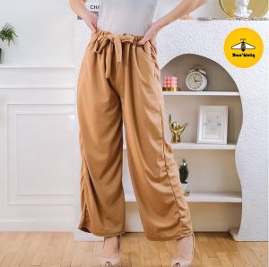BeeUniq Celana Kulot Rayon Wanita Homewear / Home Wear Loose Kulot Pants