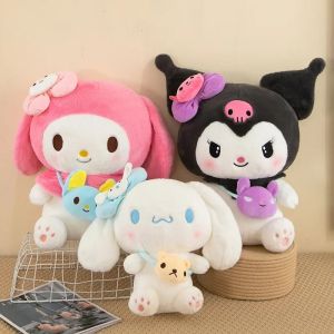 Hot 40cm Kawaii Sanrio Kuromi My Melody Cinnamoroll Plush Toys Doll Pillow Anime Cartoon Kids Gifts Room Decoration Dolls