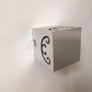 SXHLED Square Butterfly Wall Lamp Indoor Creative Light Effect Lamp Four-Side Light Bar ktv Background Wall Decorative Lamp 3w