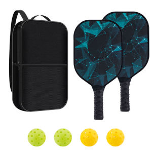 Complete set of fiberglass pickleball rackets professional pickleball rackets for adult training Pickleball Paddles 匹克球拍