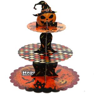 Layering specters bí ngô thiết kế khay bánh dùng một lần cho Halloween bên và Lễ Hội Nhà decors