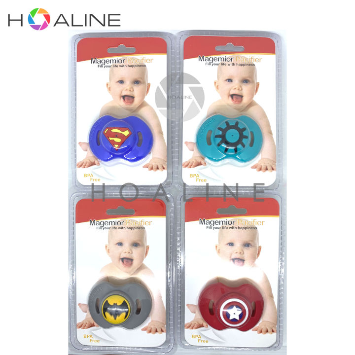 Empeng dot bayi lucu unik motif karakter superhero batman
