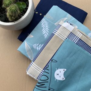 Vỏ Gối Ôm 35 x 100 Không Khóa Kéo Vải Cotton