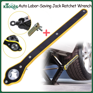 Ktools Jack Ratchet Wrench Long Handle and Converter Labor-Saving Auto Repair Tools for Tire Wheel Lug Maintenance