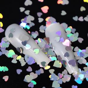 12 Grids/Box 5mm Manicure Paillettes Glitter Flakes for Epoxy Resin Mold Filling 3D Shiny Love Heart Sequins