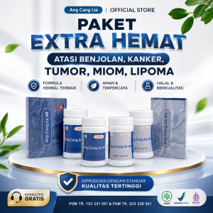 ANG CANG LIE ORIGINAL (10 BTL 1 BULAN) Obat Kanker No.1 | Atasi Kanker Benjolan Kista Tumor Miom Lipoma Tiroid | Ang Cang Lie Herbal Kanker Original |Terdaftar BPOM | Bisa COD