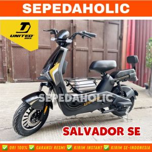 [SALE] Sepeda Motor Listrik UNITED SALVADOR 2.0 / SE / DRESDEN 2.0 600 Watt Electric Bike