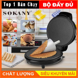 Máy Nướng Bánh Mì Máy Kẹp Bánh Mì Sandwich SOKANY SK-135 750W Đa Chức Năng Cho Bữa Sáng Tiện Lợi