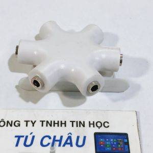 Cáp chia âm thanh 1 ra 2 / 1 ra 5 Chuẩn 3.5 ly (3 điểm cực)