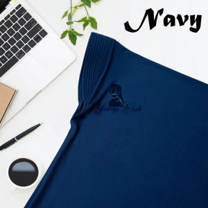 Jilbab Instan Bergo Pet Jersey Ukuran L / Hijab Sorong / Kerudung Sport Instant - Yansya Hijab