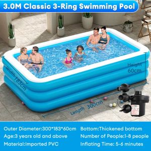 Inflatable Swimming Pool Kolam Mandi Budak Kolam Mandi Besar Kolam Renang
