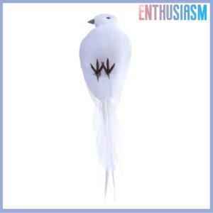 【Enthusiasm】🌟🌟【Hot Sale】🎈 White Doves Feather Foam Artificial Lover Peace Pigeons Birds Home Garden Wedding Decor Imitation Bird Model Xmas Tree Props